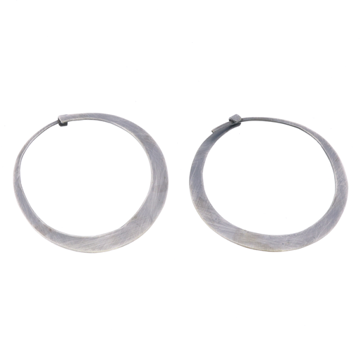 Silver Hoop Earrings - Sm