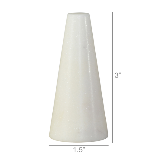 Truncated Cone Ring Holder, Marble