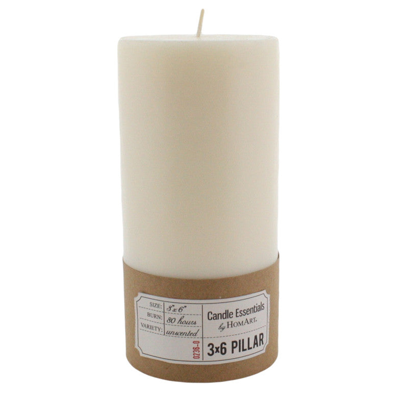 Pillar 3 x 6 Ivory