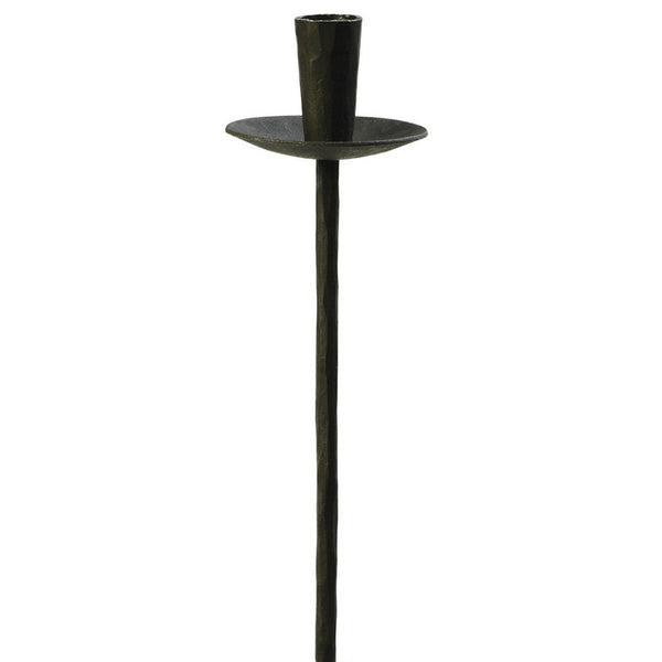 Garden Stake Taper Holder, Iron - Black