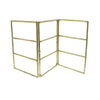 Maddox Forged Iron Jewelry Hinged Display - 9 - Brass