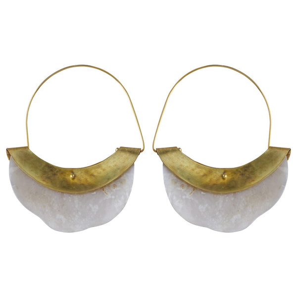 Chama Organic Mother of Pearl Earring