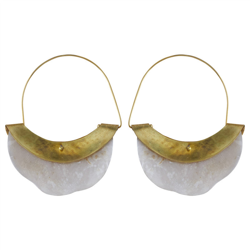 Chama Organic Mother of Pearl Earring