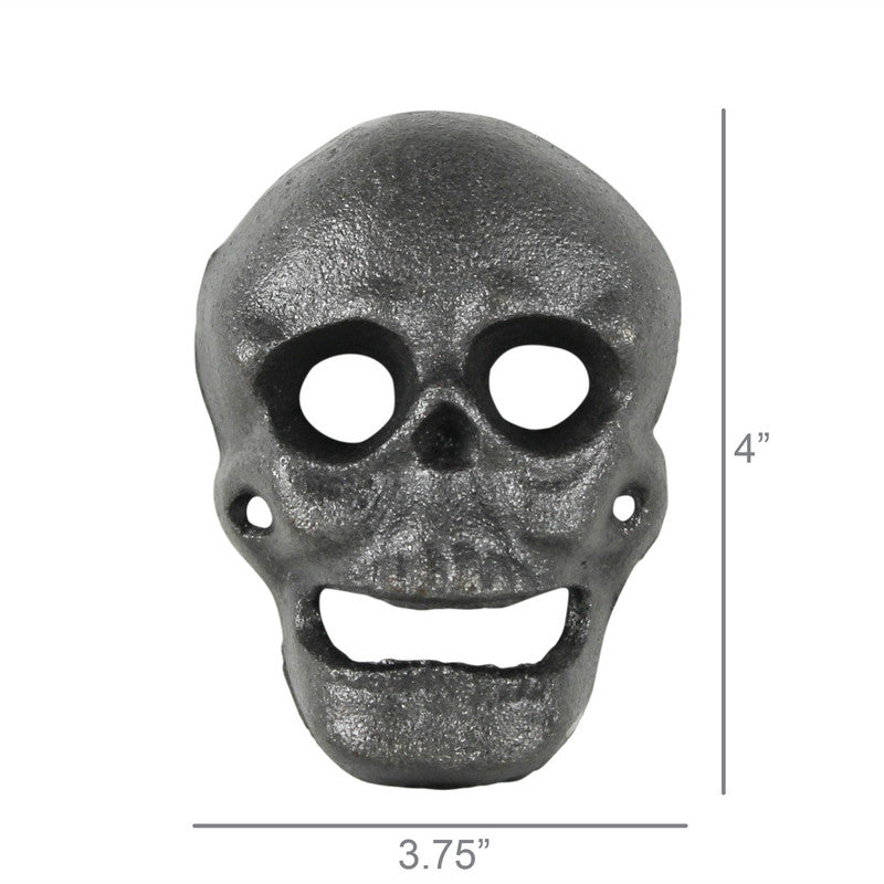 HomArt Cast Iron Skull Bottle Opener - Thumbnail 4