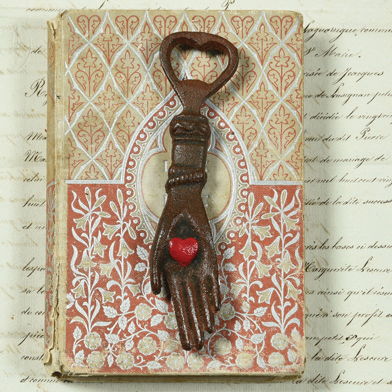 HomArt Hand With Heart Bottle Opener