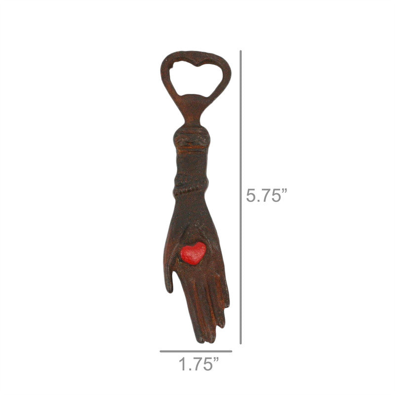 HomArt Hand With Heart Bottle Opener - Thumbnail 4