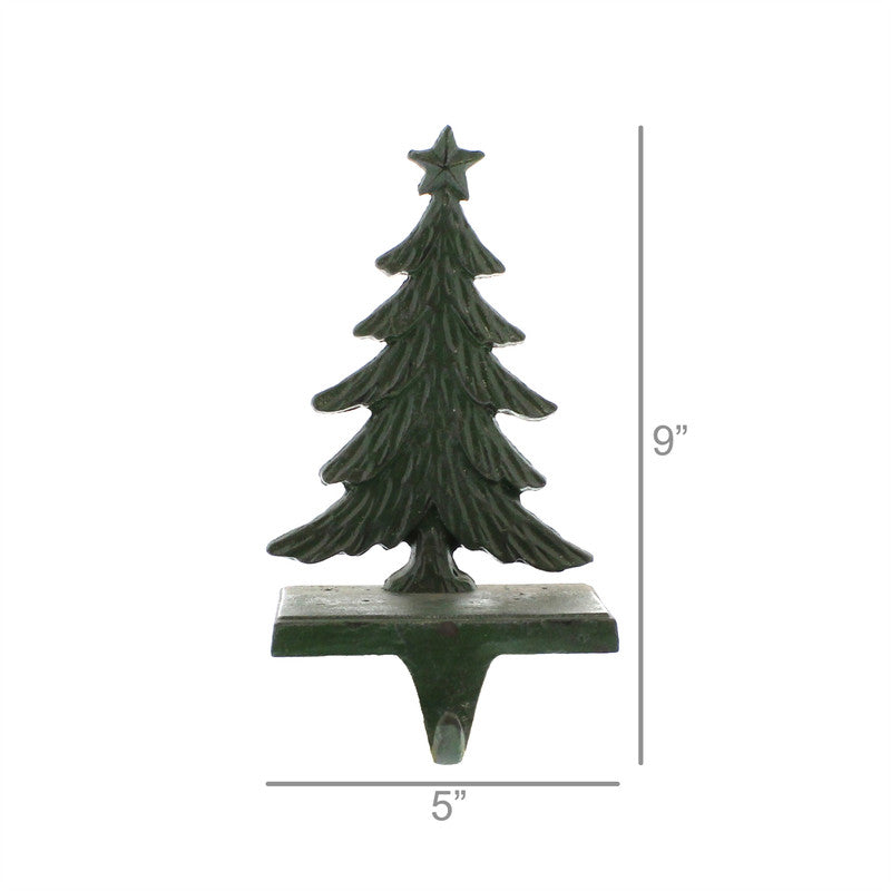 Christmas Tree Cast Iron Stocking Holder - Thumbnail 3