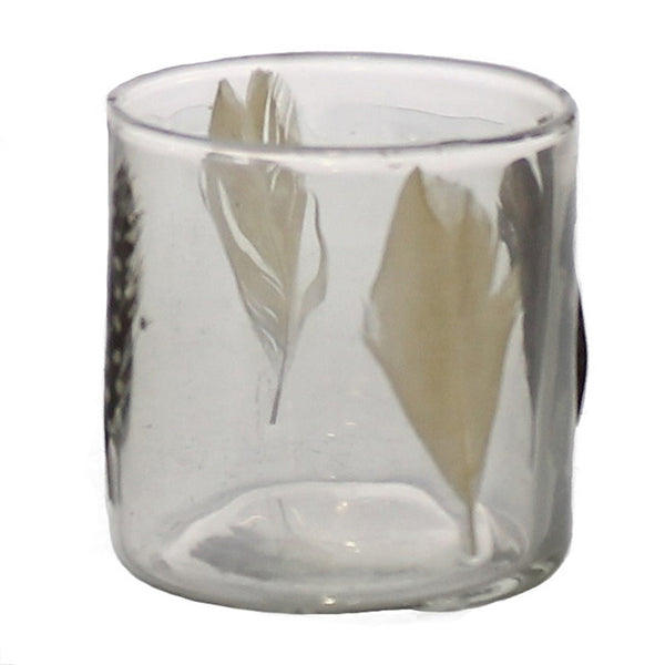 Enameled Feather Hurricane - Sm - Feathers