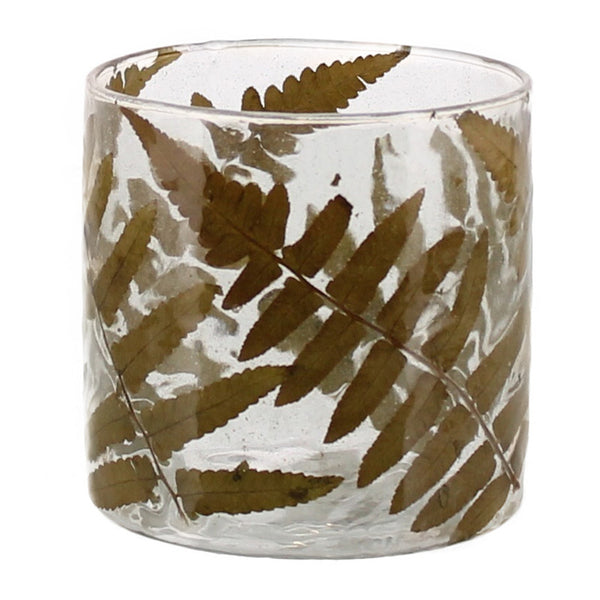 Enameled Fern Hurricane - Med - Fern