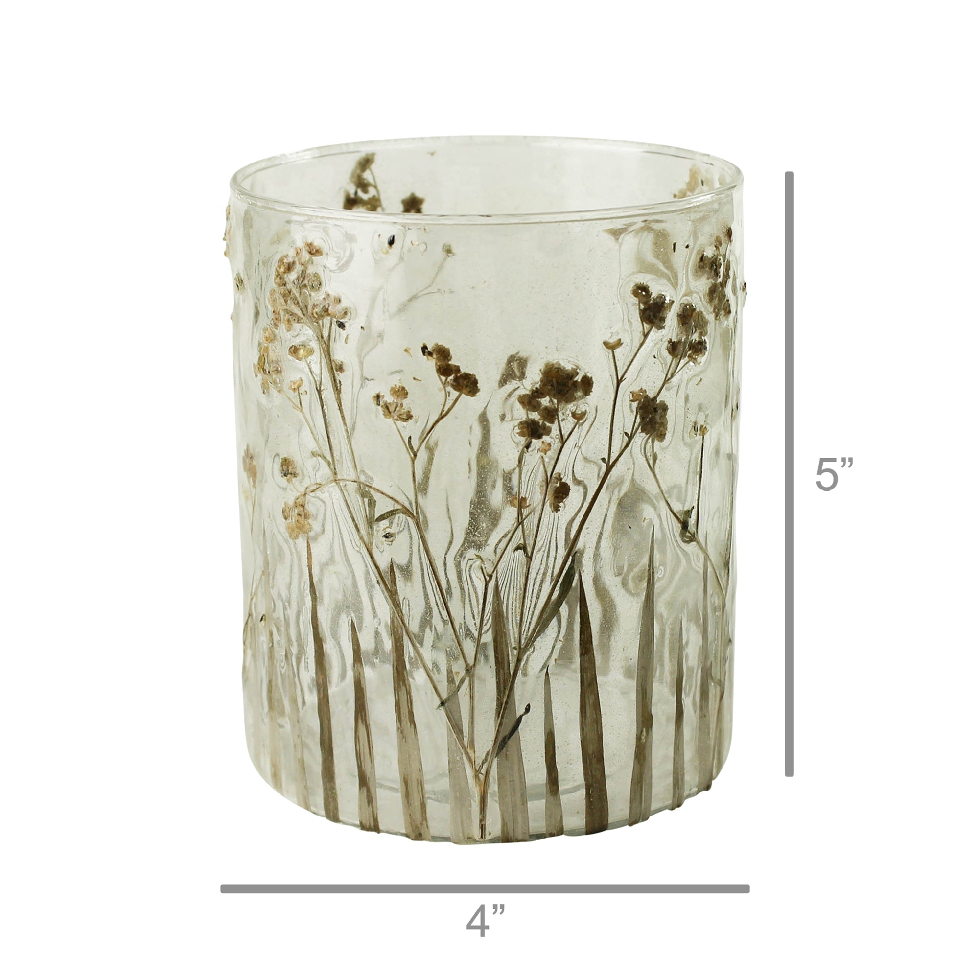 HomArt Enameled Flower Hurricane - Thumbnail 3