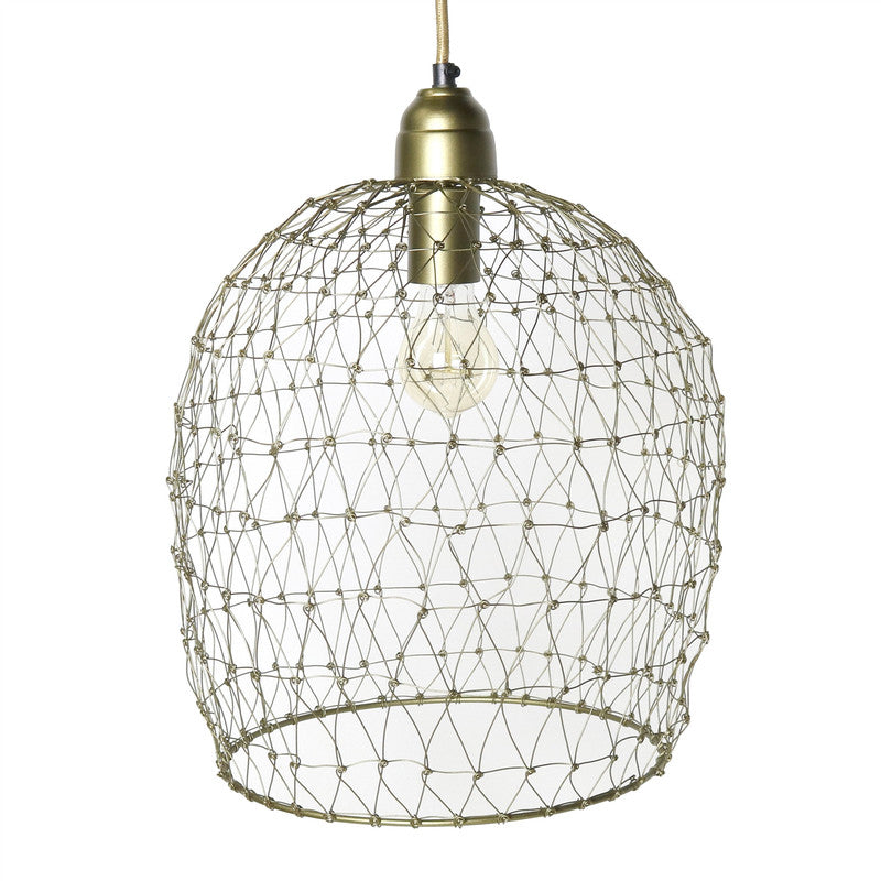 Vera Woven Wire Pendant