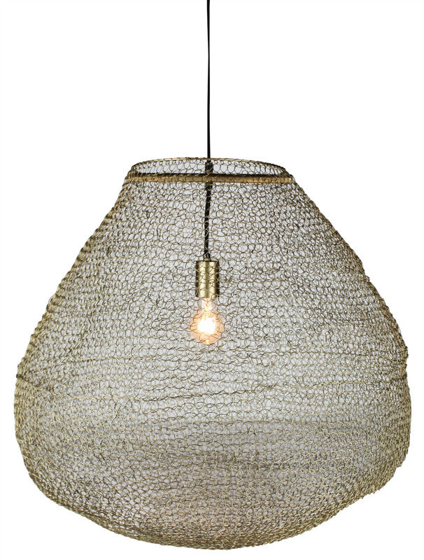 Gold wire pendant light discount