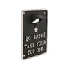 Take Your Top Off Bottle Opener - Black