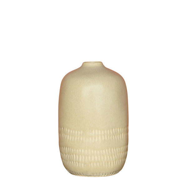 Marin Vase, Ceramic - Sm - Light Beige