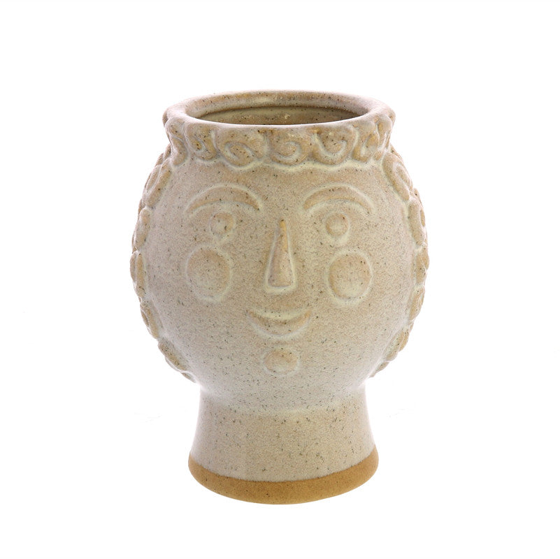 Duchess Cachepot, Ceramic - White