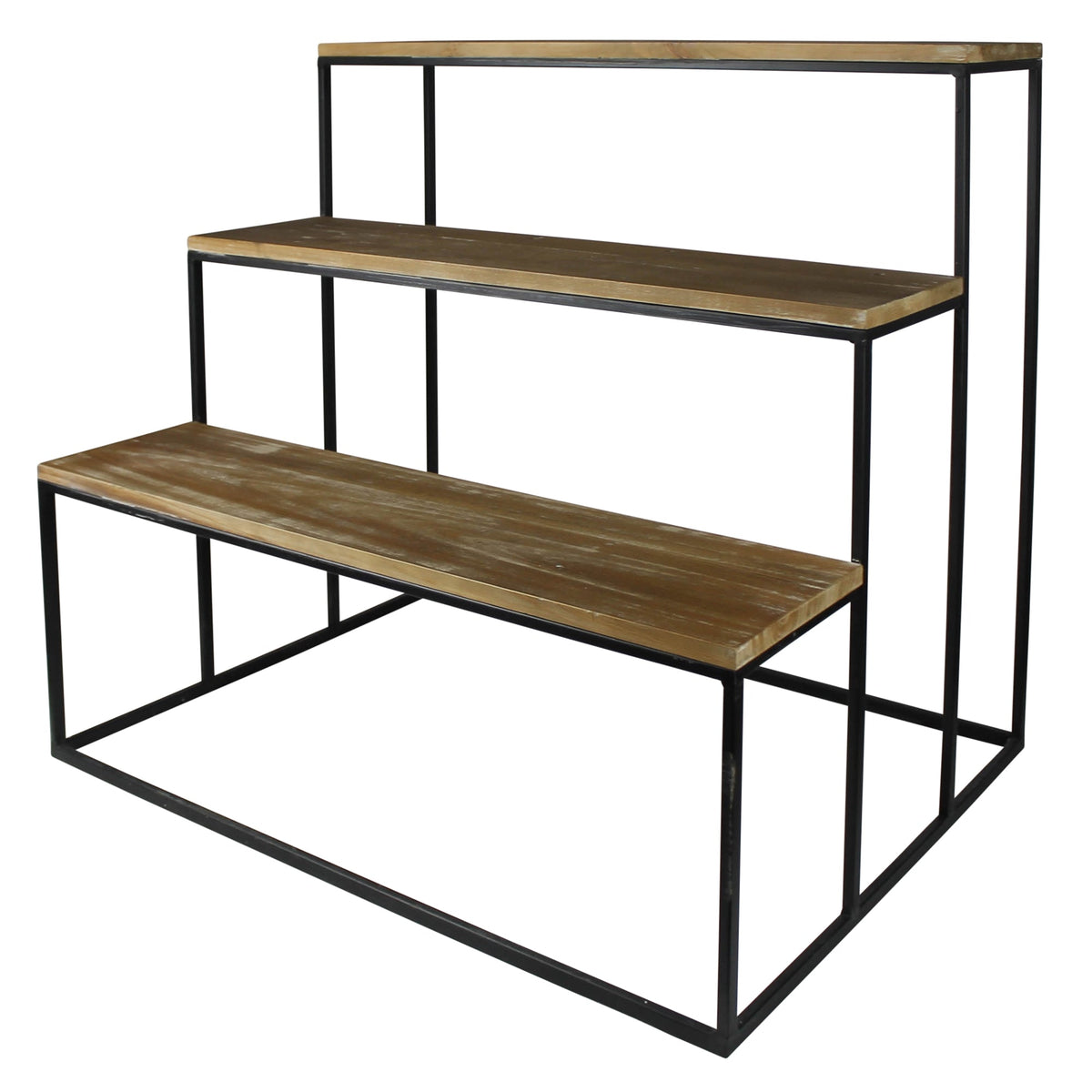 HomArt Milo Display Stand, Wood & Metal– AREOhome