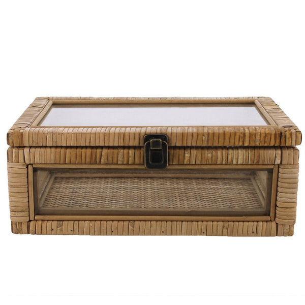 Cayman Case, Rattan - Rectangle - Natural