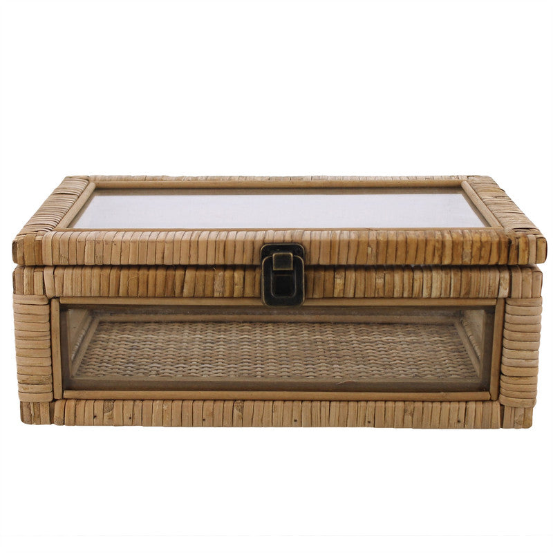 Cayman Case, Rattan - Rectangle - Natural