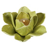 Lotus Tea Light Holder Green