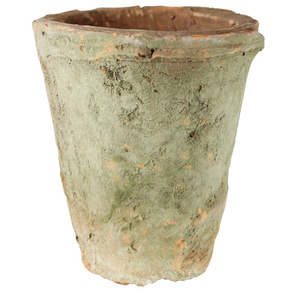 Rustic Terra Cotta Rose Pot - Sm Antique Red