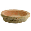 Rustic Terra Cotta Saucer 3.5 in Antique Red