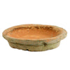 Rustic Terra Cotta Saucer 4 in Antique Red