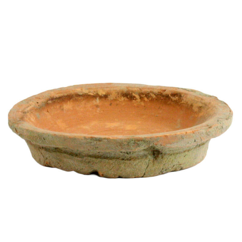 Rustic Terra Cotta Saucer 4 in Antique Red