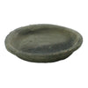 Rustic Terra Cotta Saucer 6.25 in Moss Grey