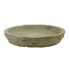 Rustic Terra Cotta Saucer 5.5 in Moss Grey