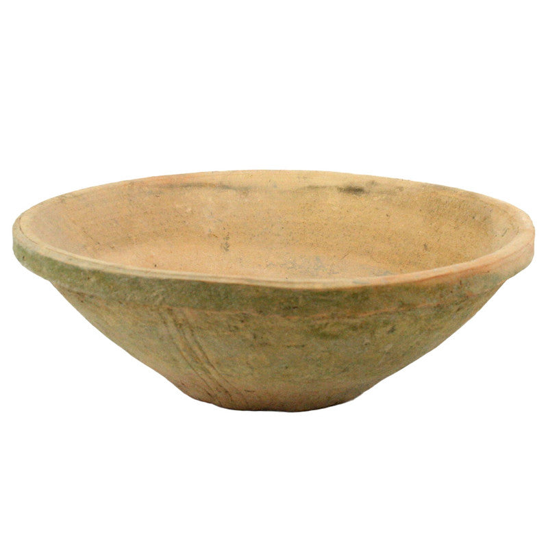 Rustic Terra Cotta Bowl - Med Antique Red