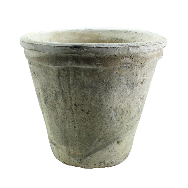 Rustic Terra Cotta Short Tomato Pot - Med Whitestone