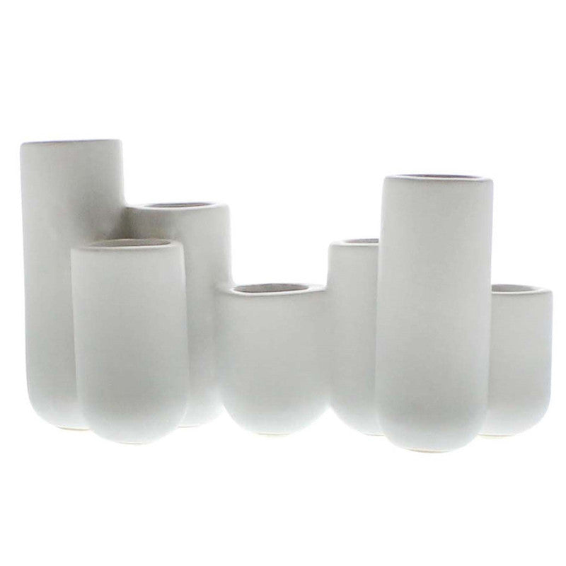 Luna Ceramic Bud Vase Cluster