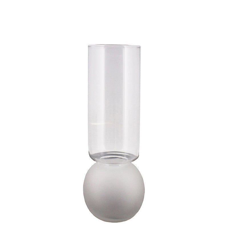 Bulb Vase Tall - Frost