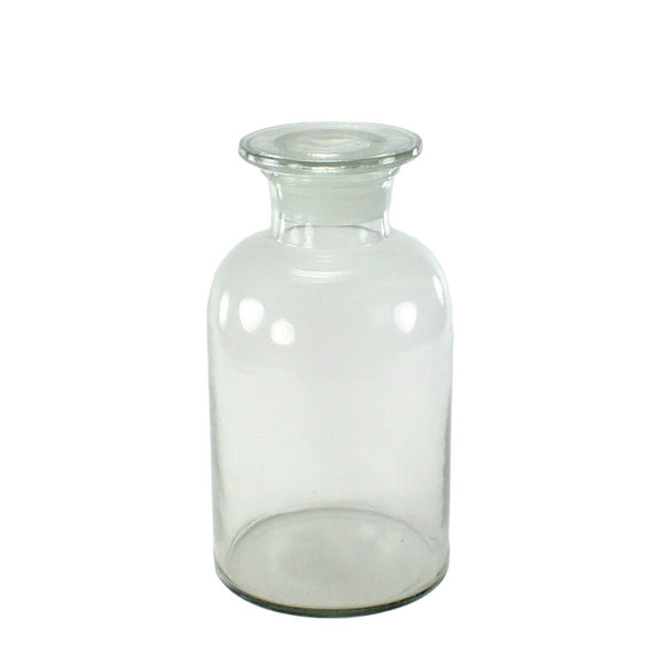 Pharmacy Jar with Stopper - Lrg Clear