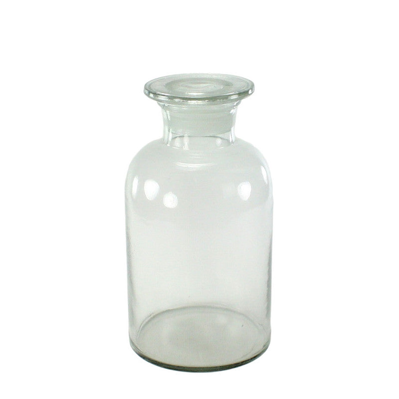 Pharmacy Jar with Stopper - Lrg Clear