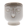 Celia Cachepot, White, Ceramic - Sm - Fancy White
