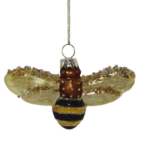 Bee Ornament, Glass
