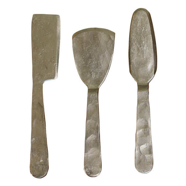 Ibsen Cheese Tools, Silver - Set of 3 - Antique Silver