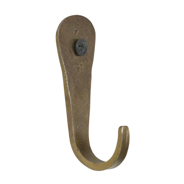 Forged Hook, Iron - Brass