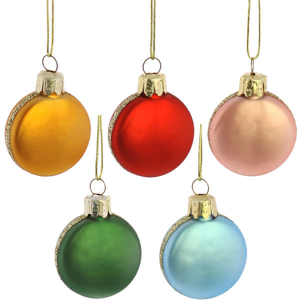 Macaroon Glass Ornaments