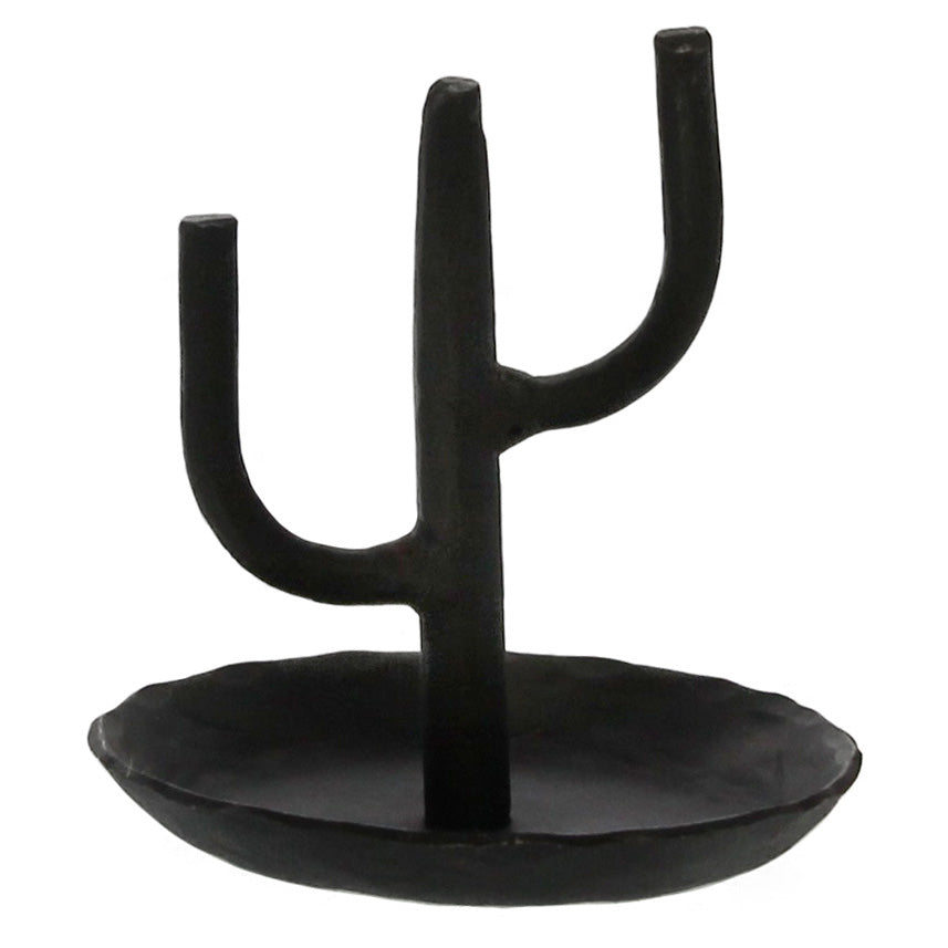 Cactus Ring Holder, Iron - Black