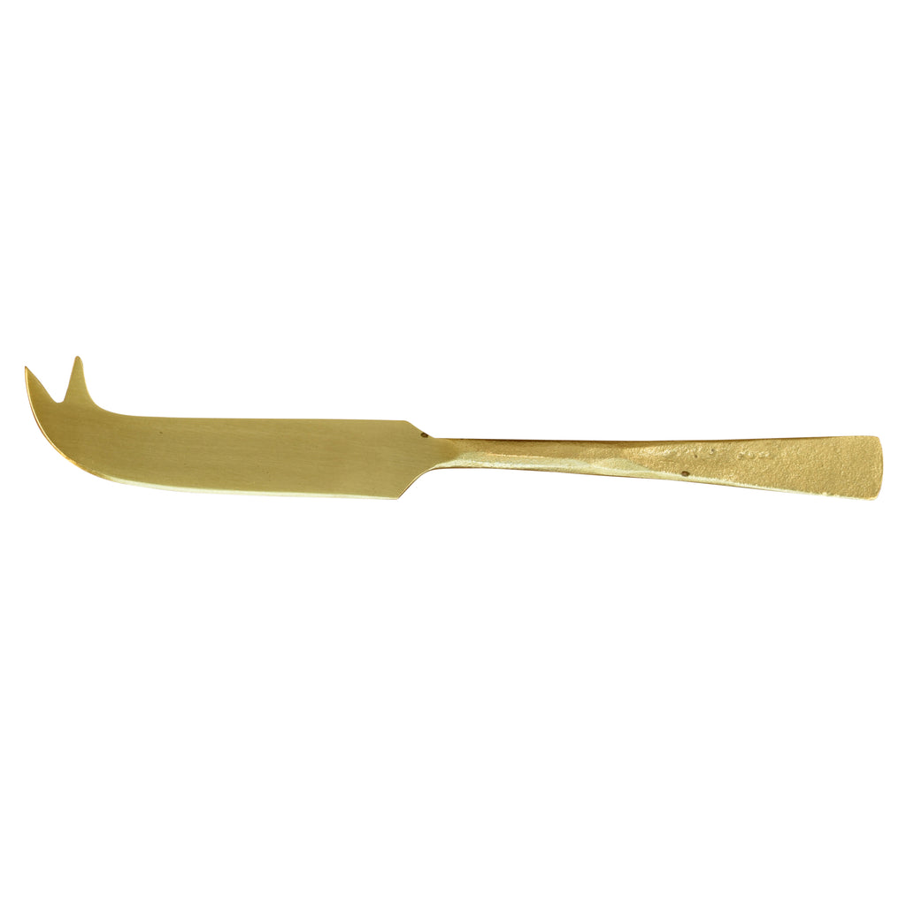 Miro Brass Fork Tip Spear Cheese Knife