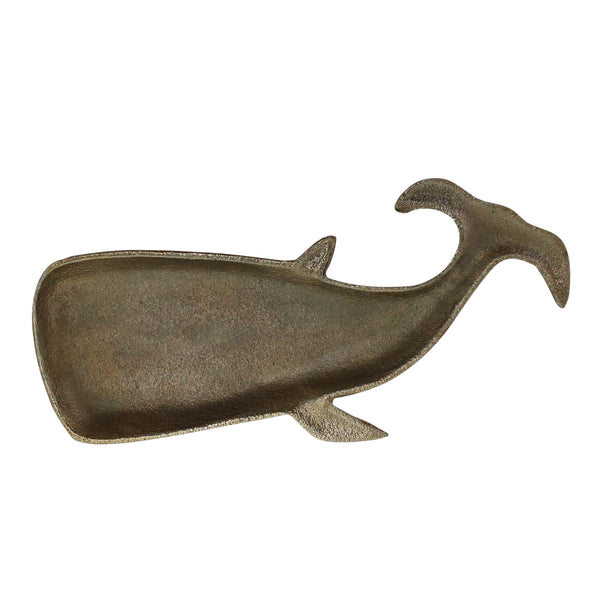 Whale Plate, Brass