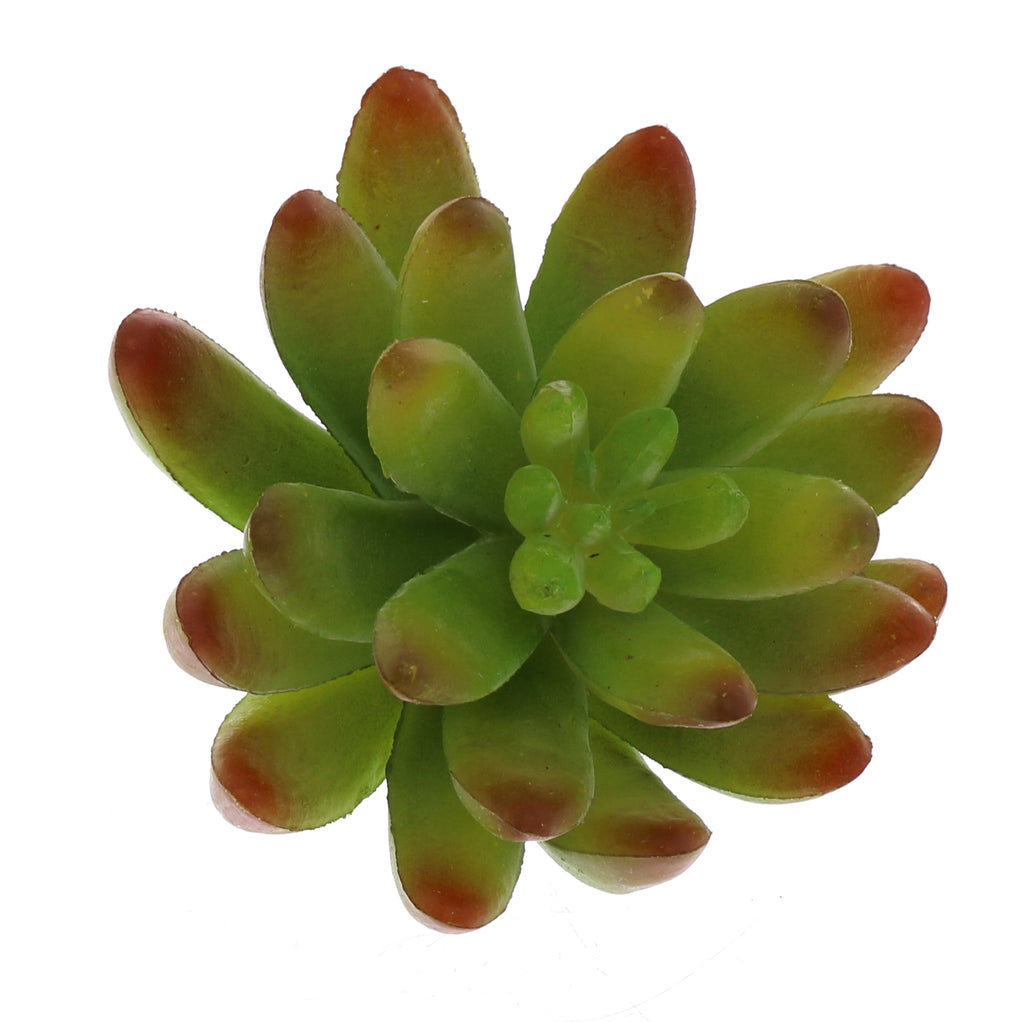 Faux Succulent - Lrg - Red