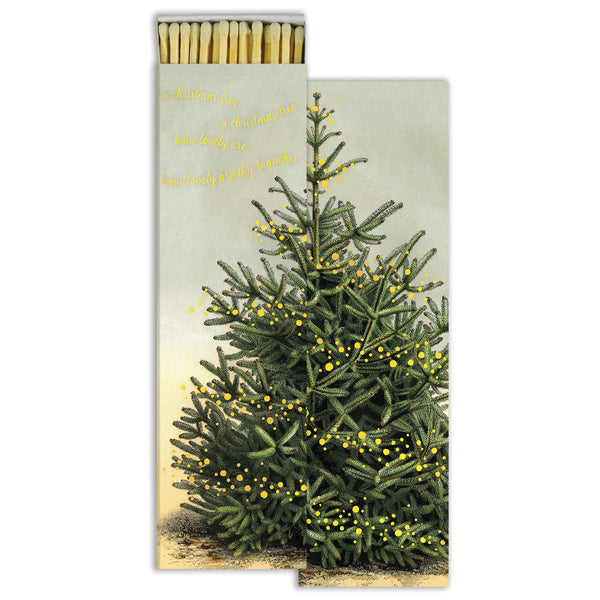 Matches - Oh, Christmas Tree - Gold Foil - Green
