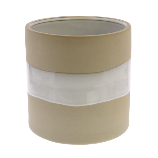 Shore Ceramic Cylinder Vase - Lrg