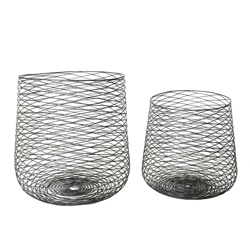 Claus Wire Baskets - Set of 2