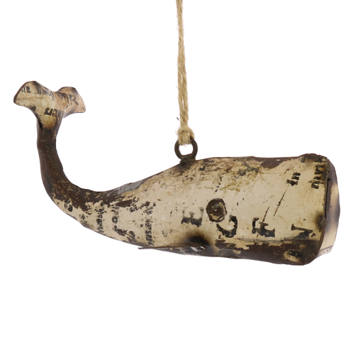Reclaimed Whale Ornament