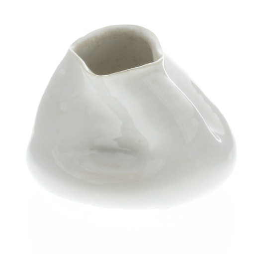 Canyon Ceramic Vase - Sm - Fancy White