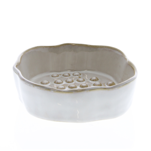 Bower Ceramic Soap Dish - Rnd